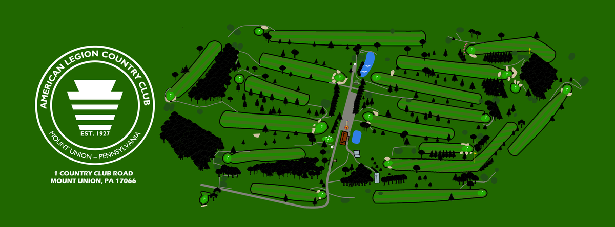 Illustrated drawing of the ALCC course