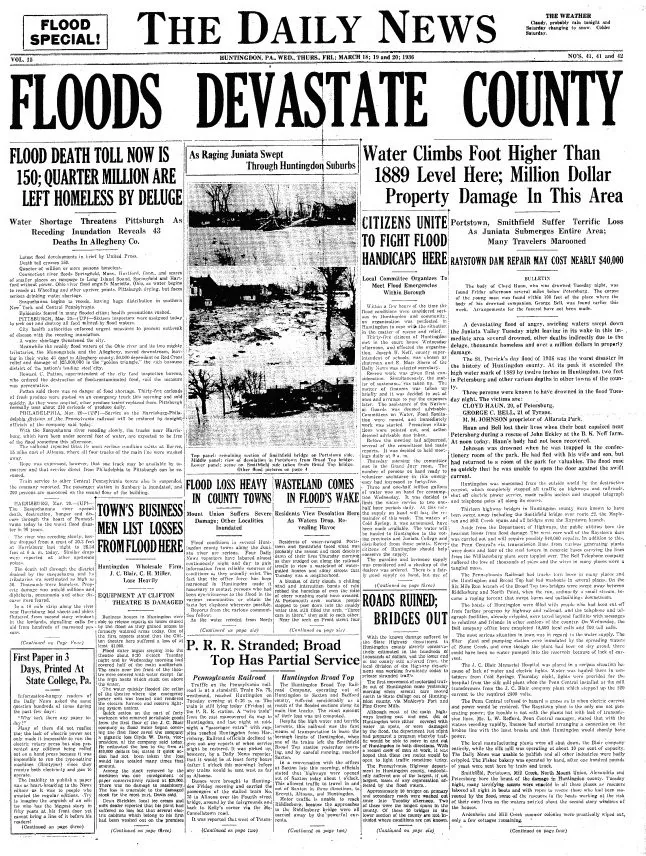 The 1936 St. Patrick's Day Flood