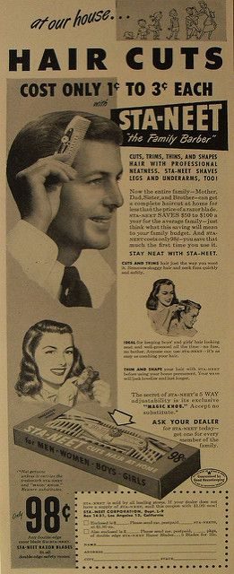 R.P.M. Davis's Sta-Neet razor-and-comb invention